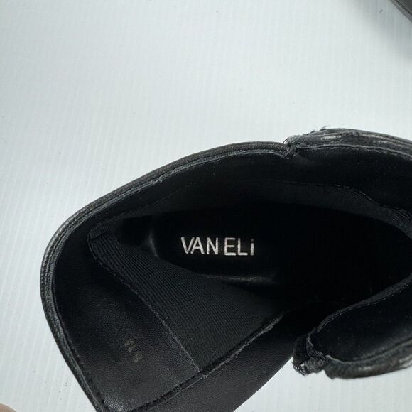Vaneli Womens 6 M Gaston Ankle Boots Booties Black Nappa Quilted Leather NIB NEW - Picture 13 of 13